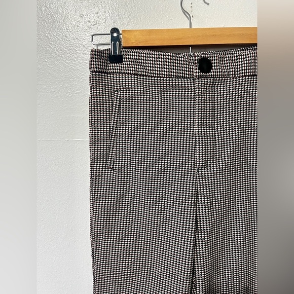 Zara Plaid Houndstooth High Waisted Skinny Pant - Medium (28") - Picture 8 of 12